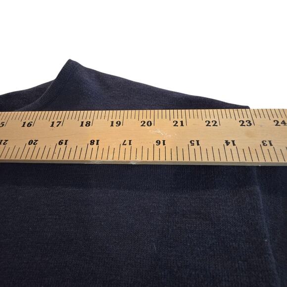 Women’s Medium Bua Bua Blue Sequin Football 3/4 Sleeve Pullover Tunic Top - Picture 13 of 16